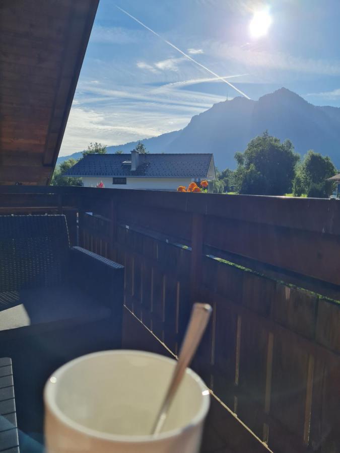 Ferienwohnung am See mit Bergblick&Sonnenbalkon Blaichach Exterior foto