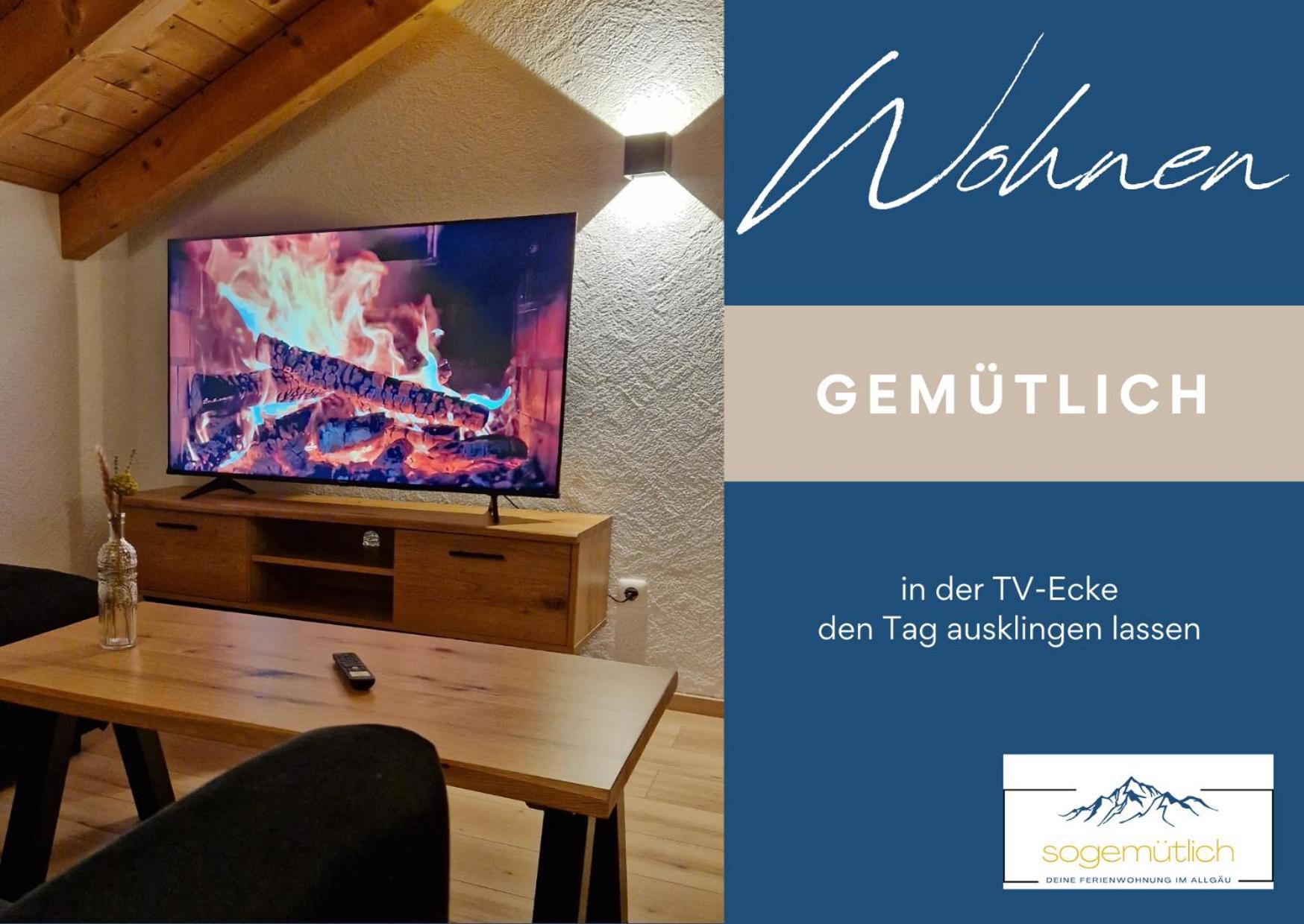 Ferienwohnung am See mit Bergblick&Sonnenbalkon Blaichach Exterior foto